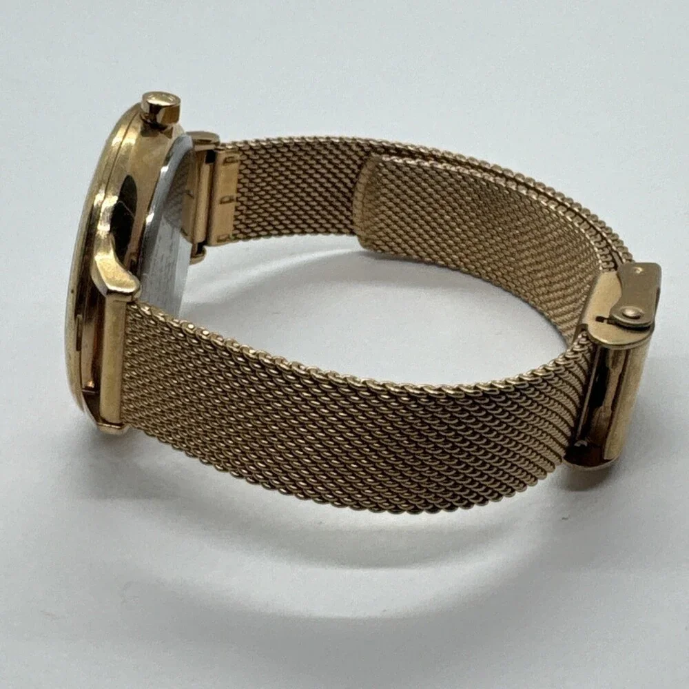 Skagen Anita SKW2413 Women's Gold Stainless Steel Mesh Analog Dial Watch AEA303